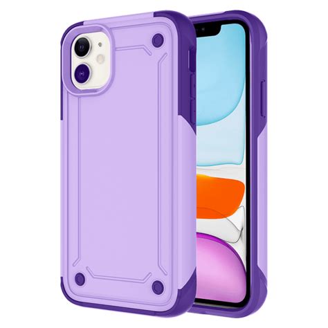 Ampd - Rugged Drop Case For Apple Iphone 11 - Purple AA-IPH11-RUGGED-PURP