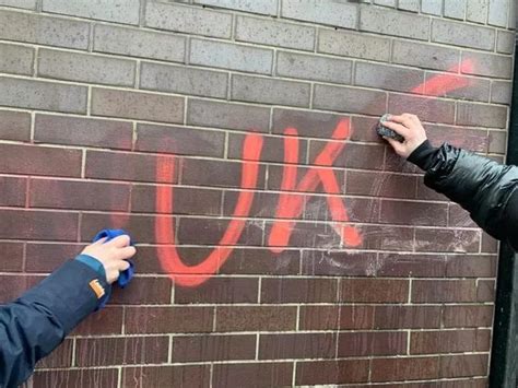 'Nuke' graffiti sprayed onto Reading shopfronts overnight as Caversham businesses targeted ...