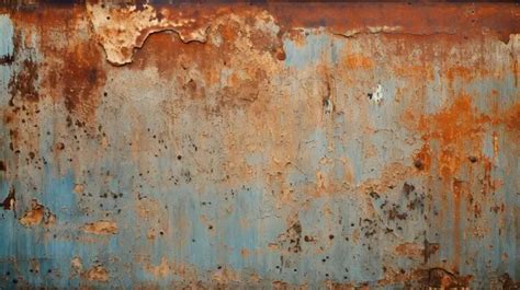 Weathered Metal Door Texture With Rust Patina Background, Corrosion ...