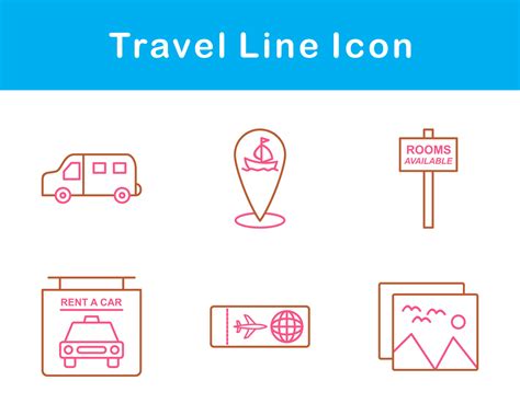 Travel Vector Icon Set 21458525 Vector Art at Vecteezy