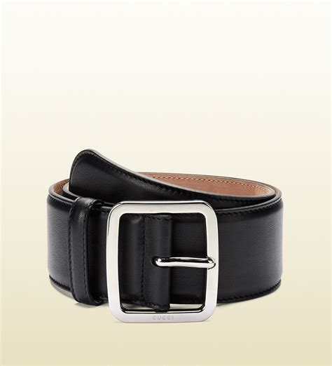 Gucci Black Leather Belt in Black for Men | Lyst