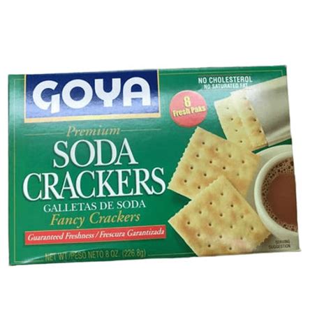 Goya Premium Soda Crackers, 8 oz | ShelHealth