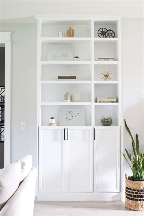 DIY Built Ins | Ikea Billy Bookcase Hack - Designed Simple