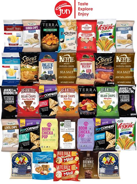 Ultimate Premium Healthy Chips & Snacks Care Package Variety Pack by Variety Fun (Care Package ...