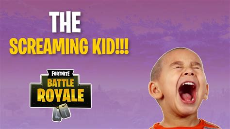 THE SCREAMING KID!!!! | Fortnite - YouTube