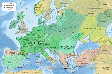 Medieval Europe Map 1400