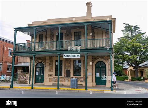 Barossa Valley, Tanunda museum housed in former post and telegraph office, 19th century building ...