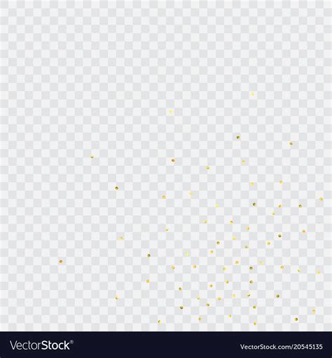 Round gold confetti Royalty Free Vector Image - VectorStock