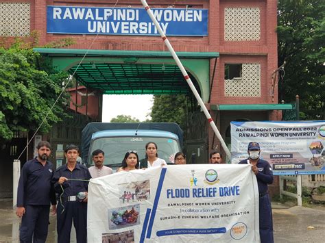 Flood Relief Drive - Rawalpindi Women University