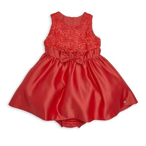 Baby Girl Red Party Dress (3124698) | LTD Kids