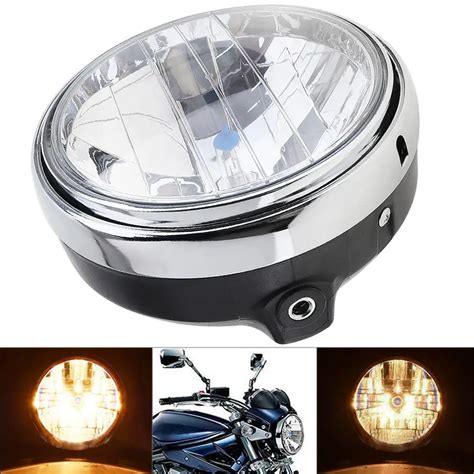 7 Inch 35W 12 V Universal Clear Lens Beam Motorcycle Headlight Round ...