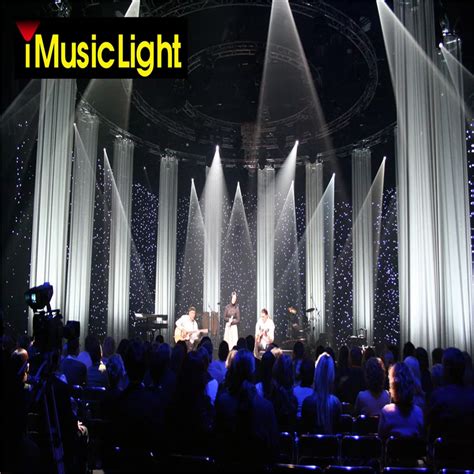 27ft by 25ft LED starlight backdrop curtain LED Stage Backdrop LED Star Cloth White Leds+Black ...