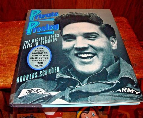 Private Presley The Missing Years In Germany CD included 1993 First Edition Paperback Books ...