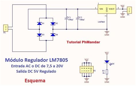 Transformador Regulador Ac Dc 5v Lm7805 Arduino Pic ........ - Bs. 1. ...