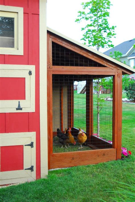 DIY Storage Shed with Chicken Coop and Chicken Run by Chalkboardblue featured on Remodelaholic ...