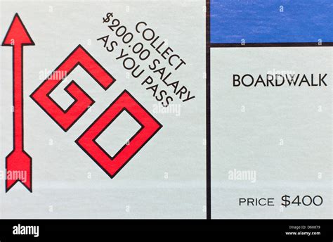 Monopoly board game - Go, Collect $200 Stock Photo: 55325517 - Alamy