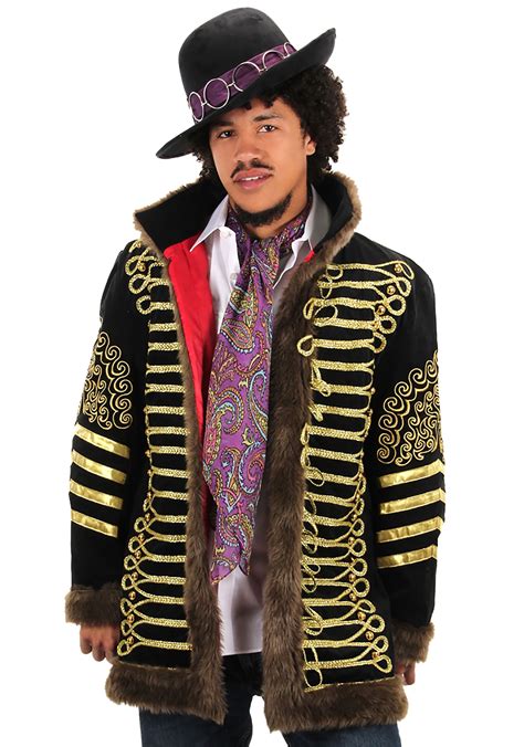 Jimi Hendrix Deluxe Jacket Costume for Men | Jimi Hendrix Costume