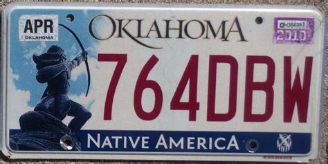 How to Get a Personalized Oklahoma License Plate