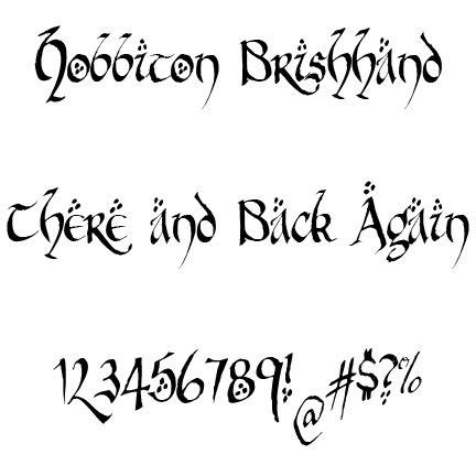 Lord of the Rings Font | Lord of the rings, Hobbit font, Lettering