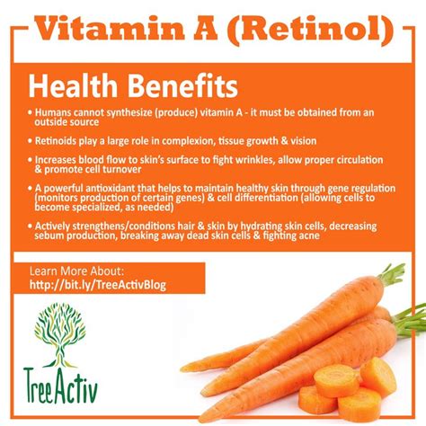 Vitamin A (Retinol) | Retinol benefits, Organic skin care, Health