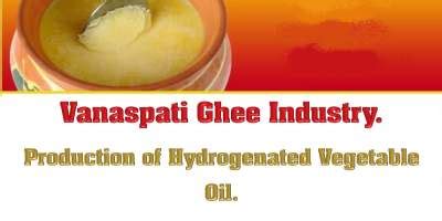 Vanaspati Ghee Manufacturing Process Preparation of Vanaspati Ghee – Niir Project Consultancy ...