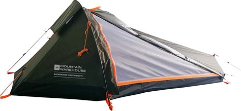 Mountain Warehouse Backpacker 1 Man Tent- Waterproof at 2,000 mm ...