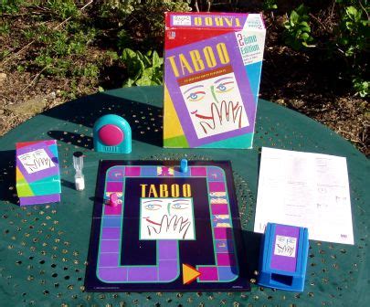 Taboo (game) | Detailed Pedia