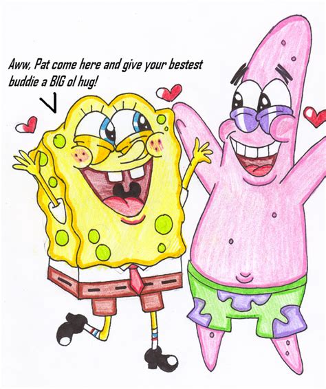 Spongebob Squarepants-Buddies Wanna Hug by SkunkyNoid on DeviantArt