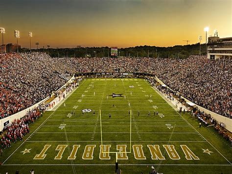 Vanderbilt University...Vanderbilt Stadium | Vanderbilt football, Fantasy football, Football