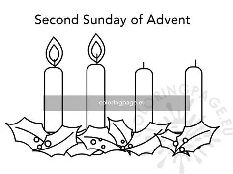 Second Sunday of Advent | Coloring Page