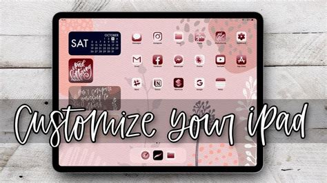 Customize your iPad Homescreen | Easy & Aesthetic | MUST DO! - YouTube | Ipad tutorials, Custom ...