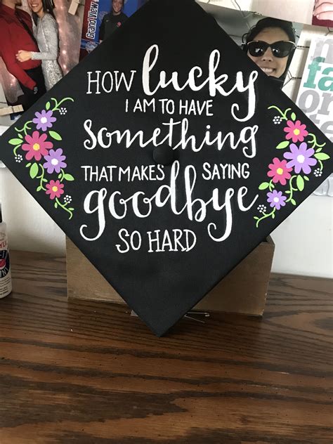 Grad cap 2018 | Hat quotes, Graduation hat, Quotes