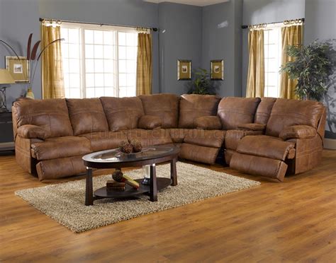 Rich Tanner Faux Leather Fabric Ranger Modern Sectional Sofa