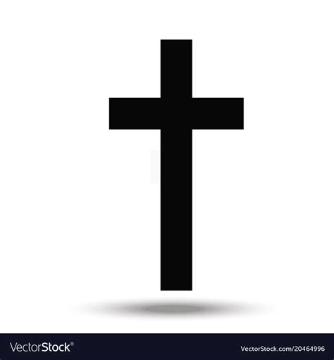 Cross - a symbol of the christian religion Vector Image