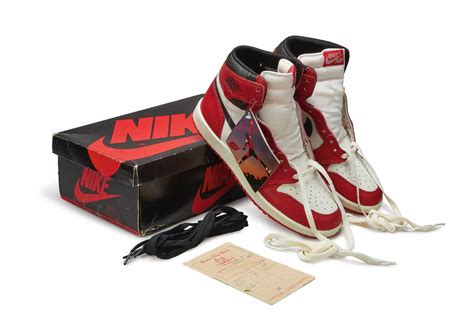 Nike Air Jordan 1 High OG (1985) ‘Chicago’ | Size 9 | Michael Jordan | Shattered | 2020 | Sotheby's