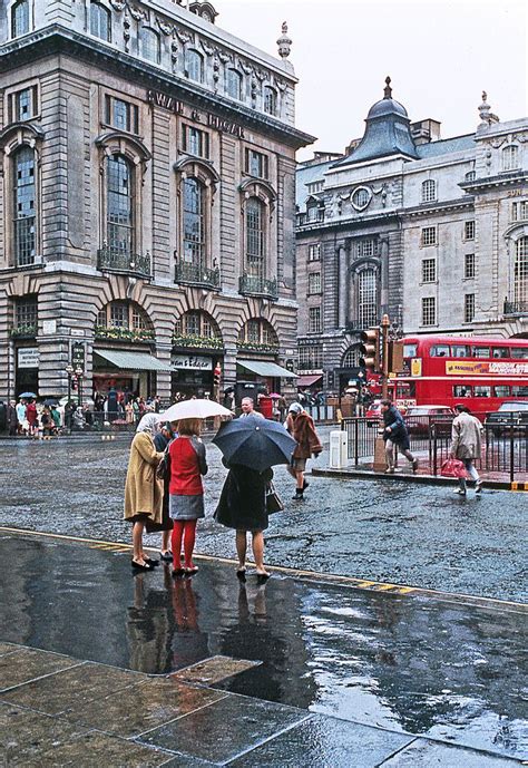 Vintage Analog. September 1967. London. Under the umbrellas at ...