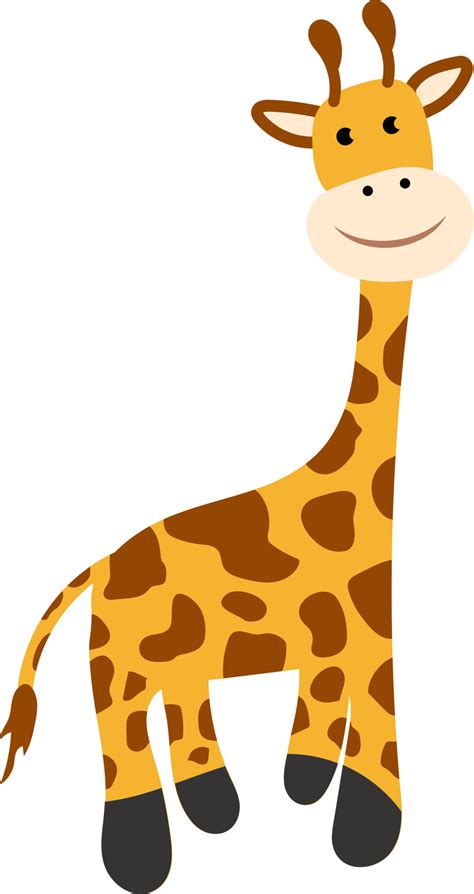 Cute Kids Hand Drawn Cartoon Giraffe, Wild Animal 11502023 PNG