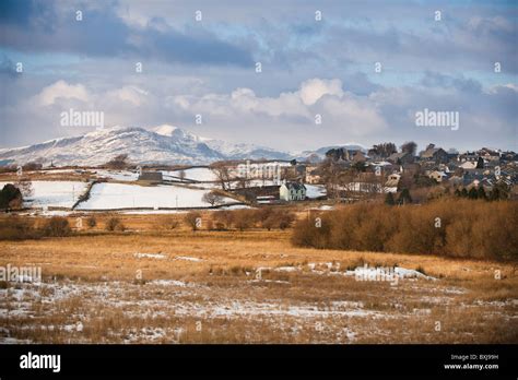 Trawsfynydd village, Gwynedd, Snowdonia north wales Stock Photo - Alamy