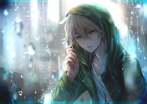 Anime Boy Crying In The Rain