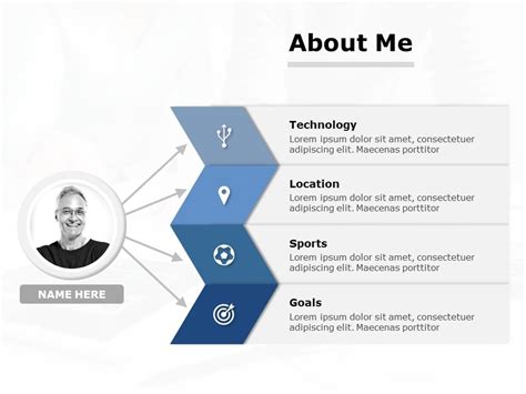 About Me PowerPoint Template 3