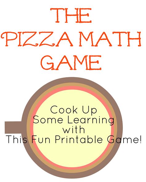 FREE Pizza Math Game