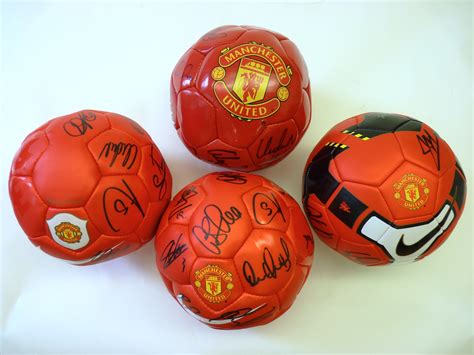 Charitybuzz: Own Six Consecutive Years of Signed Manchester United Soc... - Lot 304747