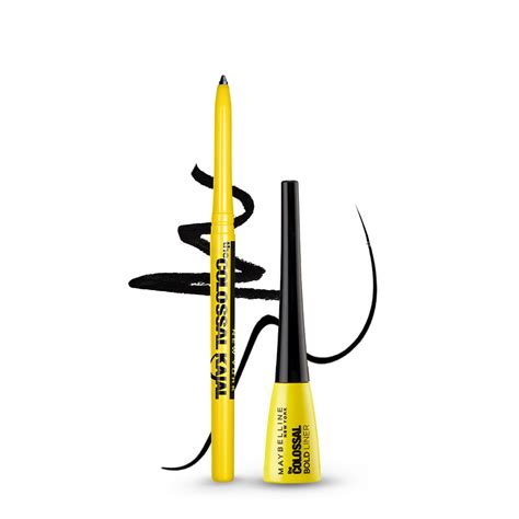 Maybelline New York Colossal Bold Liner & Colossal Kajal Combo: Buy Maybelline New York Colossal ...