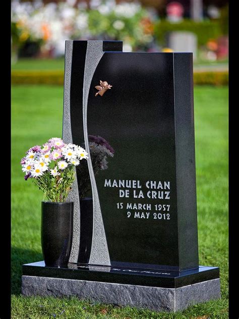 The Work | Dan Bellan Design | Tombstone designs, Granite headstones, Grave headstones