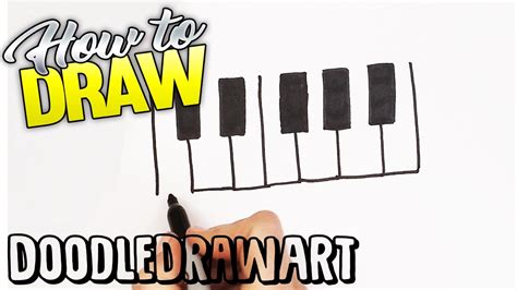 Piano keyboard drawing 106039-Simple piano keyboard drawing