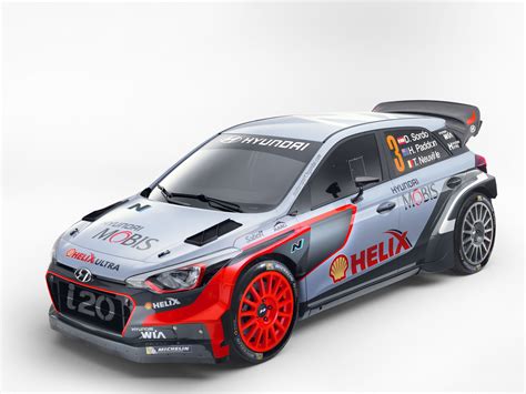 Hyundai Unveils New i20 WRC Car for 2016 Season - autoevolution