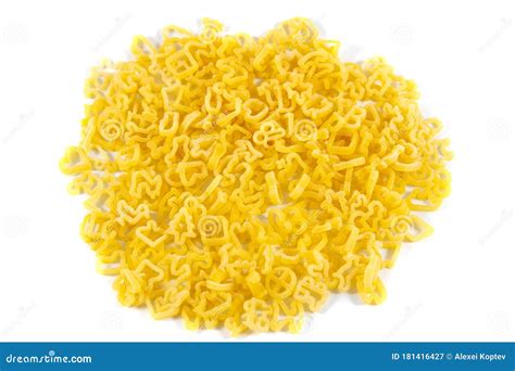 Alphabet Soup Letters Pasta. Kids Food Background Stock Image - Image of cooking, fusilli: 181416427