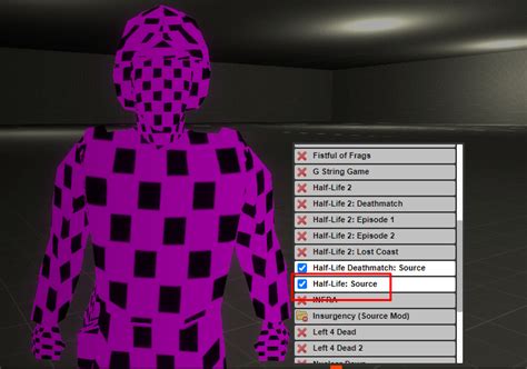 What the hell? I have HL:S mounted and i have missing textures! : r/gmod