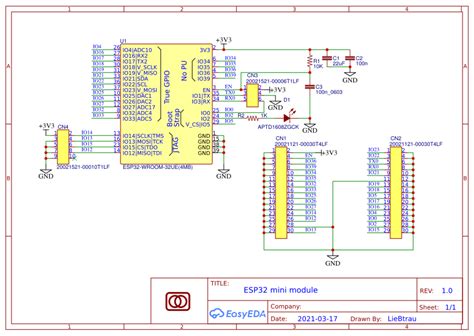 ESP32-mini-module - EasyEDA open source hardware lab