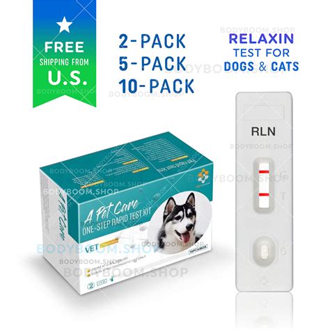 Dog Pregnancy Test - Relaxin At-Home Testing Kit for Dogs & Cats